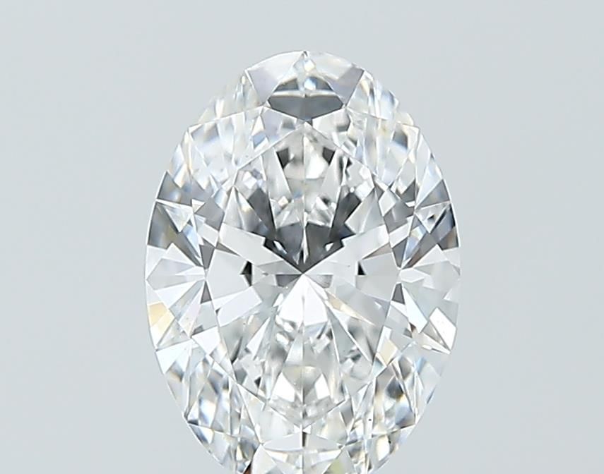1.59 Carat Oval Lab Diamond with  Cut Diamond in 14KT  view 1
