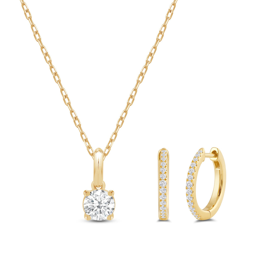 1550508LGD/14Y_1550544LGD/14W/18INCH with 14KT Yellow Gold Cut Diamond in 14KT Yellow Gold view 1
