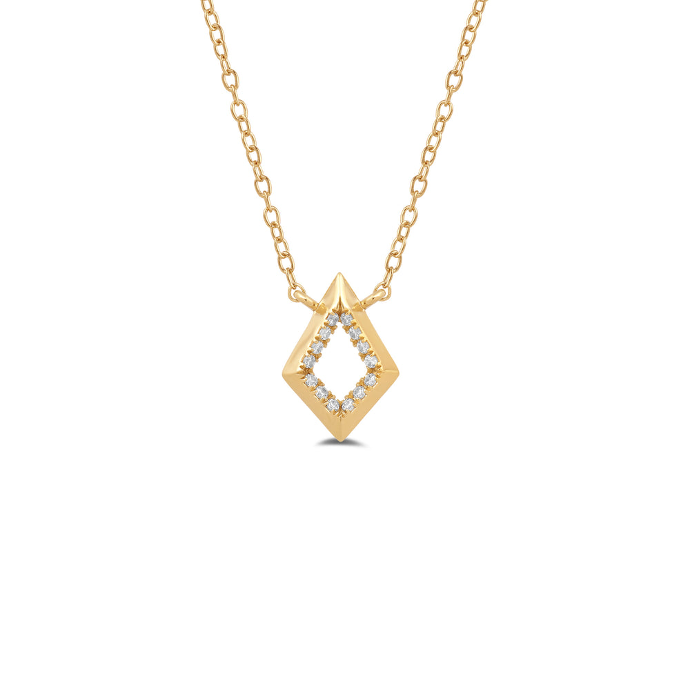 The Diamond Set with 14KT Yellow Gold / Lab / 1/6 Cut Diamond in 14KT Yellow Gold / Lab / 1/6 view 3
