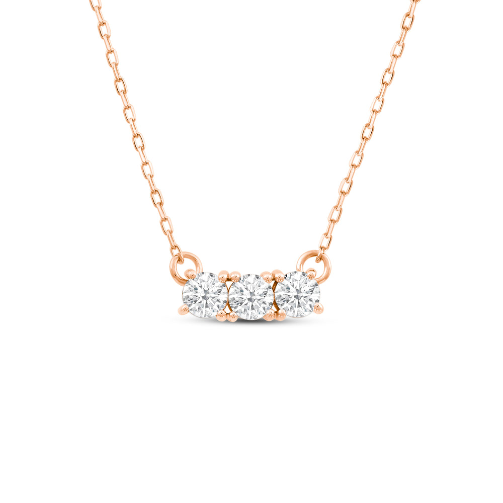 The Cluster Set with 14KT Rose Gold / 1 1/2 Cut Diamond in 14KT Rose Gold / 1 1/2 view 4
