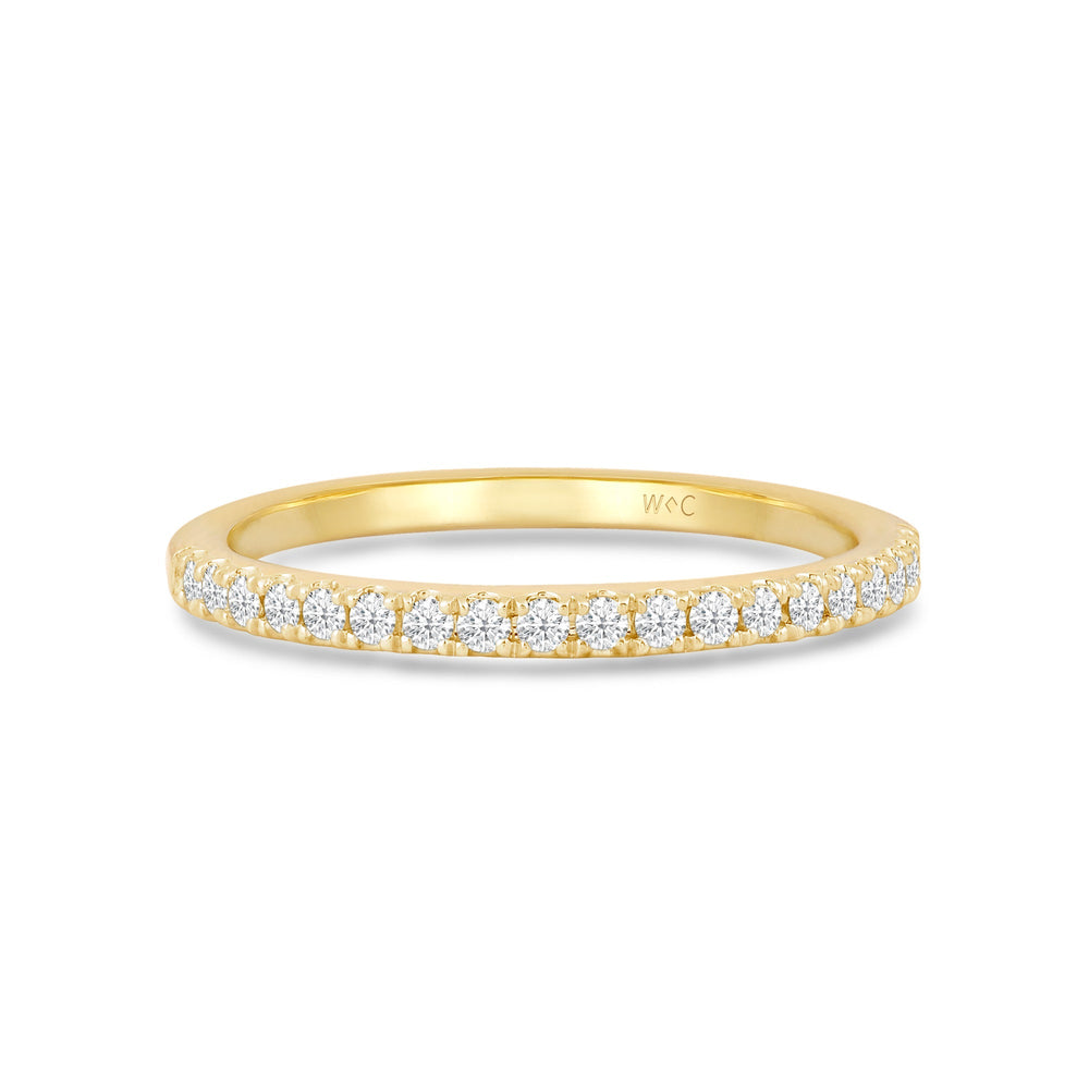 Studded Split Prong Diamond Fashion Ring with 14KT Yellow Gold / Lab / 1/5 Cut Diamond in 14KT Yellow Gold / Lab / 1/5 view 1
