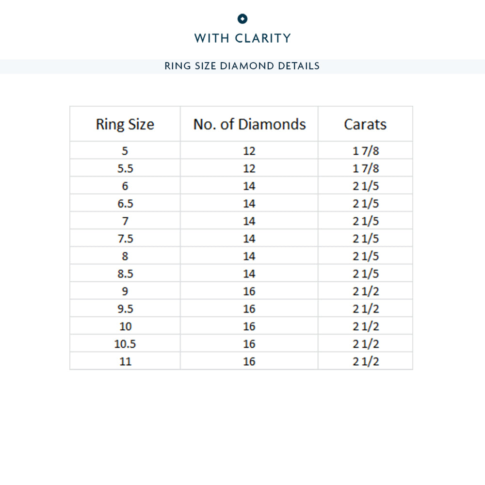 East-West Marquise and Round Eternity Ring with 18KT Rose Gold / Natural / 2 1/5 Cut Diamond in 14KT Rose Gold / Natural / 2 1/5 view 4
