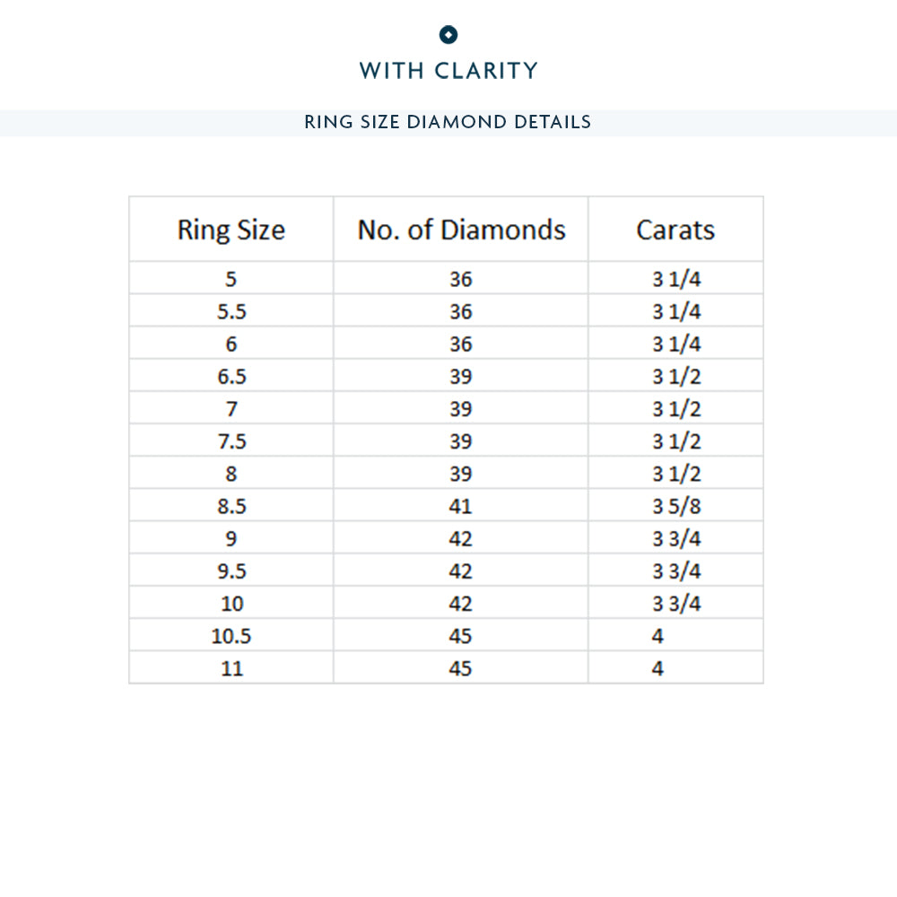 Oval & Rounds Station Eternity Ring with 18KT Yellow Gold / Natural / 3 1/2 Cut Diamond in 14KT Yellow Gold / Natural / 3 1/2 view 4
