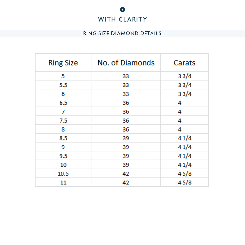 Oval & Rounds Station Eternity Ring with 18KT Yellow Gold / Natural / 4 Cut Diamond in 14KT Yellow Gold / Natural / 4 view 4
