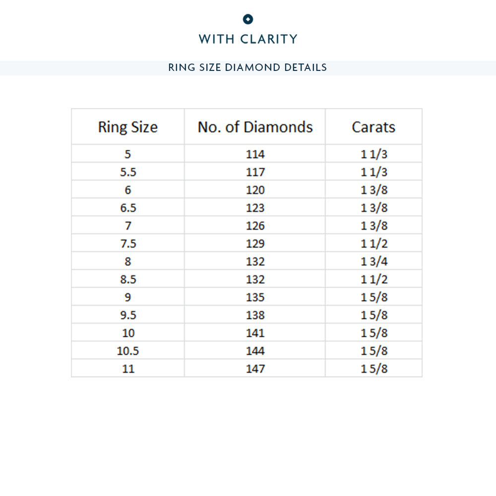 The Windsor Slim Eternity Ring with 18KT Rose Gold / Lab / 1 1/2 Cut Diamond in 14KT Rose Gold / Lab / 1 1/2 view 7
