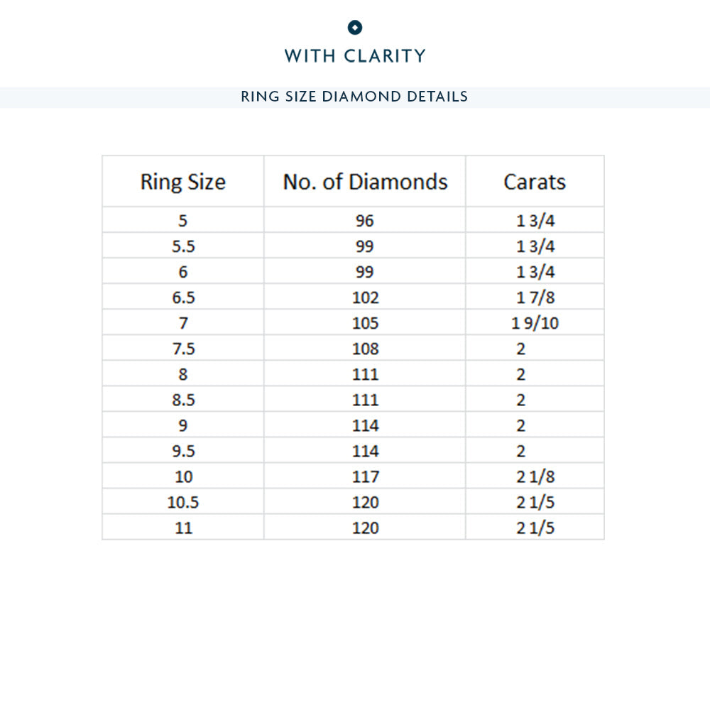The Windsor Slim Eternity Ring with Platinum / Lab / 2 Cut Diamond in 14KT Platinum / Lab / 2 view 10

