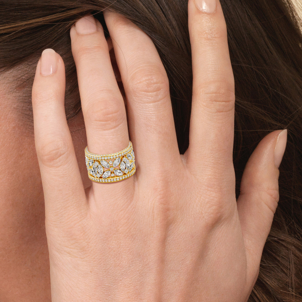 Model Wearing The Harper Eternity Ring view