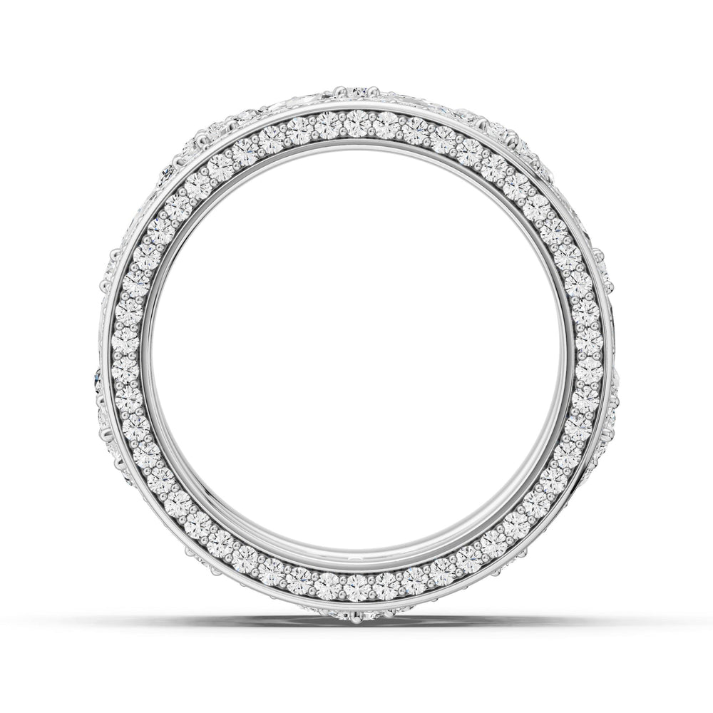 The Harper Eternity Ring with 14KT White Gold / Lab / 6 1/2 Cut Diamond in 14KT White Gold / Lab / 6 1/2 view 2
