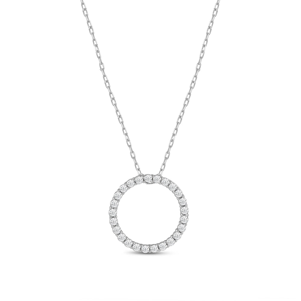 The Infinite Set with 14KT White Gold / Lab / 2 3/8 Cut Diamond in 14KT White Gold / Lab / 2 3/8 view 3
