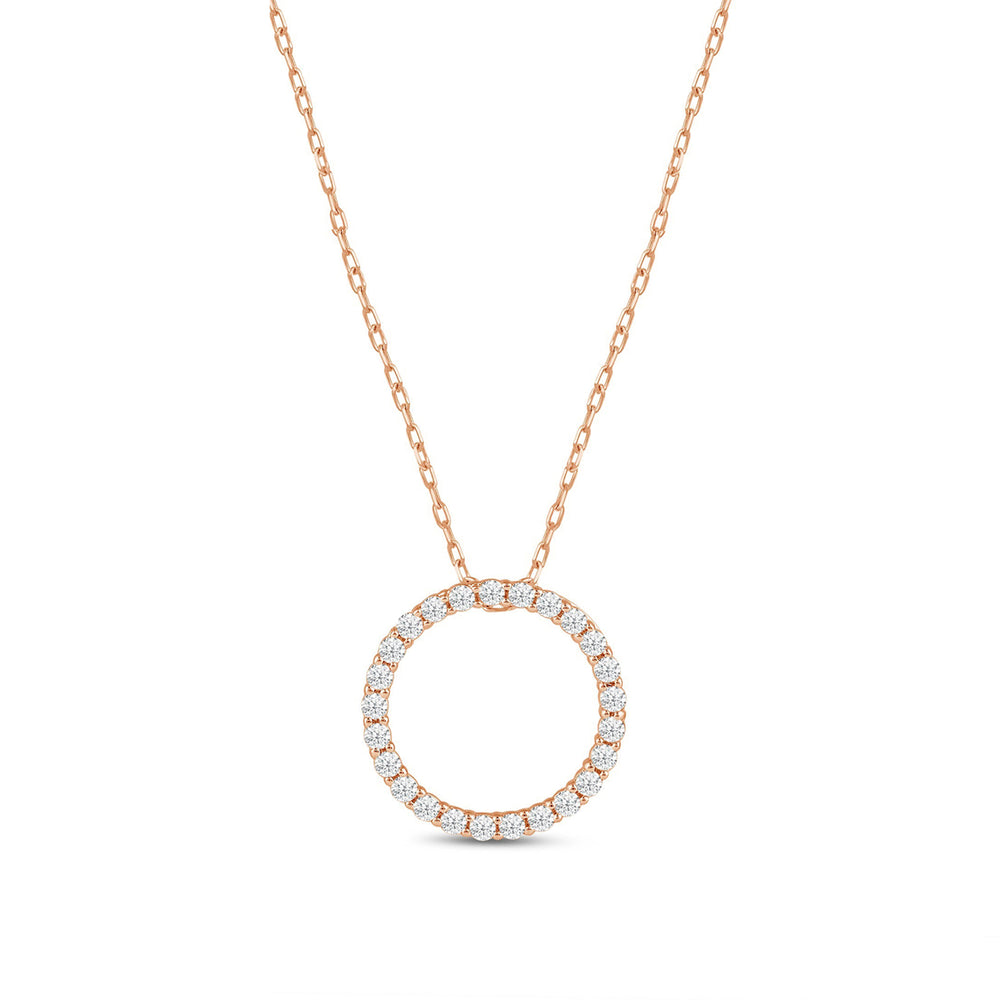 The Infinite Set with 14KT Rose Gold / Lab / 2 3/8 Cut Diamond in 14KT Rose Gold / Lab / 2 3/8 view 3
