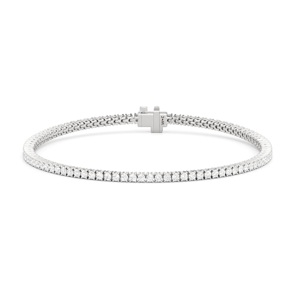 The Forever Set with 14KT White Gold / Lab / 2 1/4 Cut Diamond in 14KT White Gold / Lab / 2 1/4 view 4
