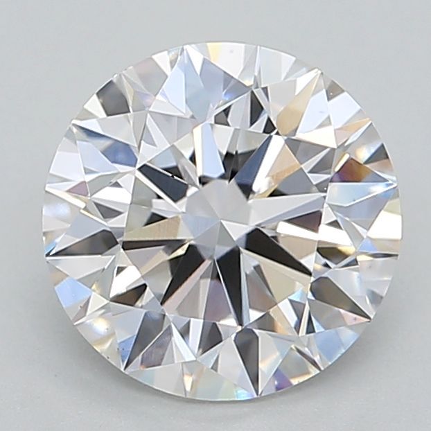 1.5 Carat Round Lab Diamond with  Cut Diamond in 14KT  view 1
