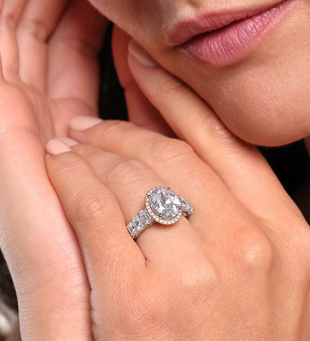 Model Wearing The Plaza Ring view