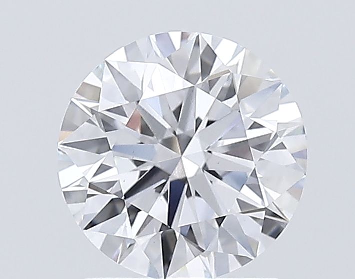 1.54 Carat Round Lab Diamond with  Cut Diamond in 14KT  view 1
