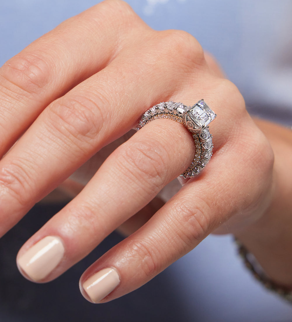 Model Wearing The Lexington Avenue Ring view