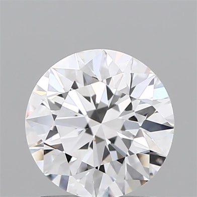 1.51 Carat Round Lab Diamond with  Cut Diamond in 14KT  view 1
