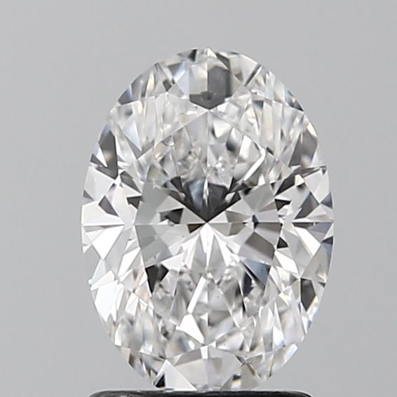 1.51 Carat Oval Lab Diamond with  Cut Diamond in 14KT  view 1
