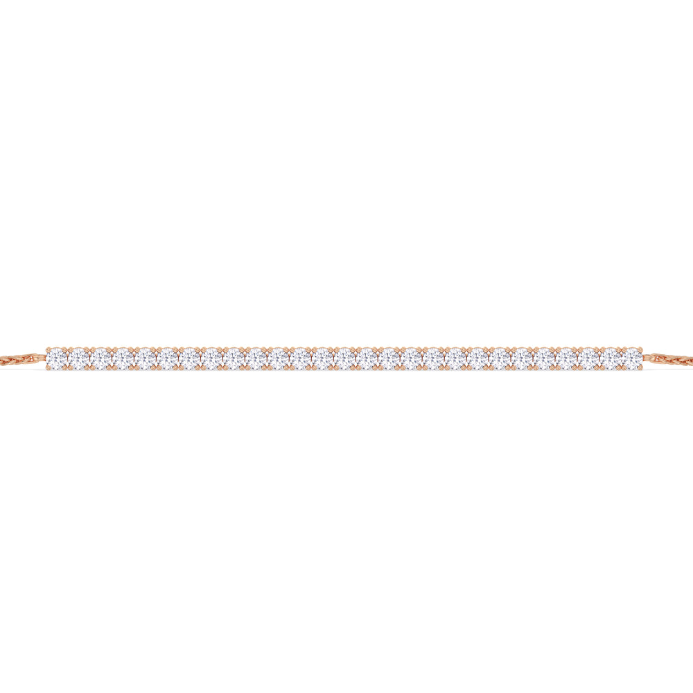 Bracelet-1553129 with 0 Cut Diamond in 14KT Rose Gold view 2
