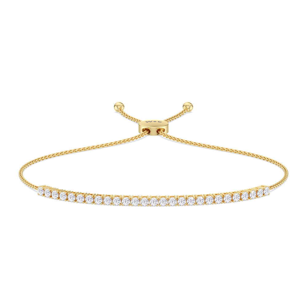 Bracelet-1553129 with 0 Cut Diamond in 14KT Yellow Gold view 1
