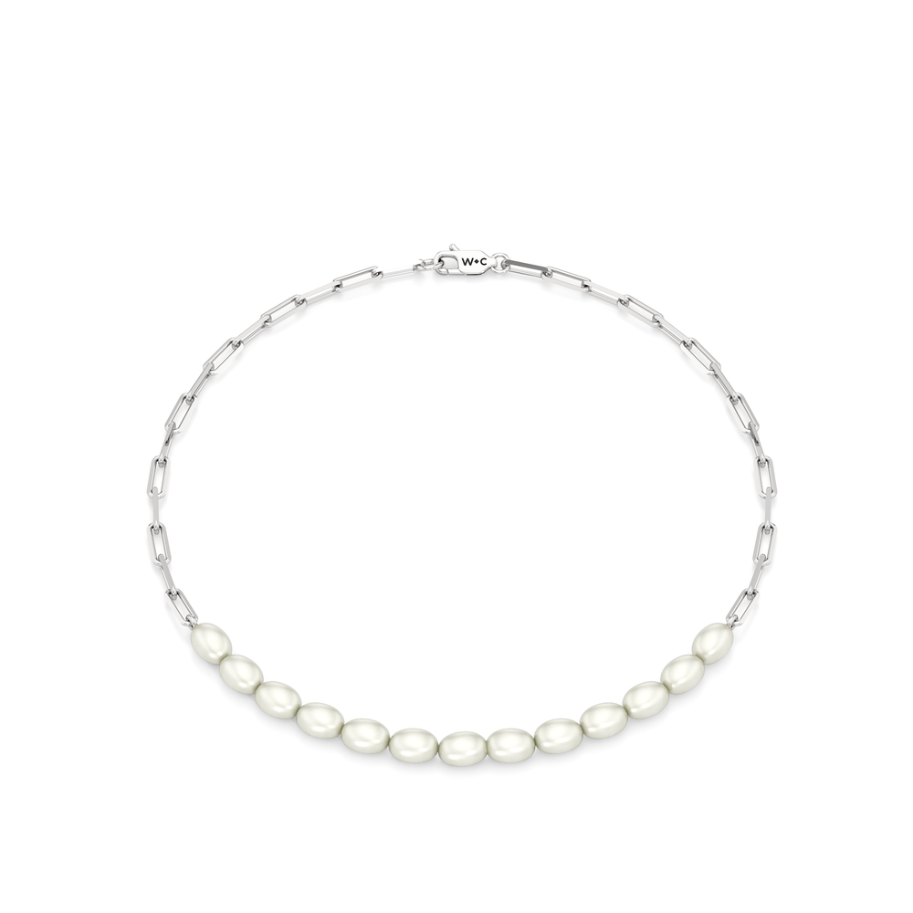 1576728-Bracelet with Lab Cut Diamond in 14KT White Gold view 1
