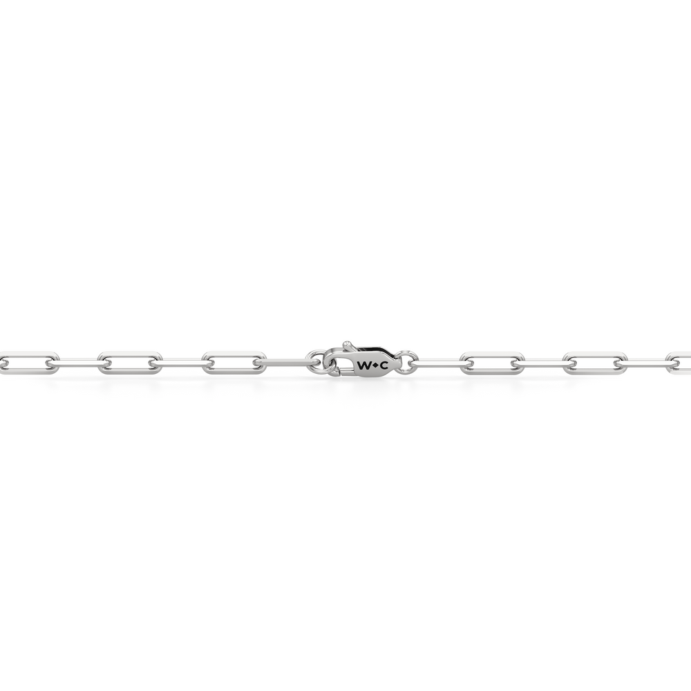 1576728-Bracelet with Lab Cut Diamond in 14KT White Gold view 3
