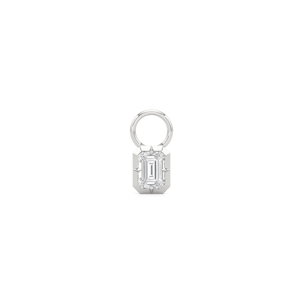 1590844-Charms with 14KT White Gold / Lab / 0 Cut Diamond in 14KT White Gold / Lab / 0 view 1
