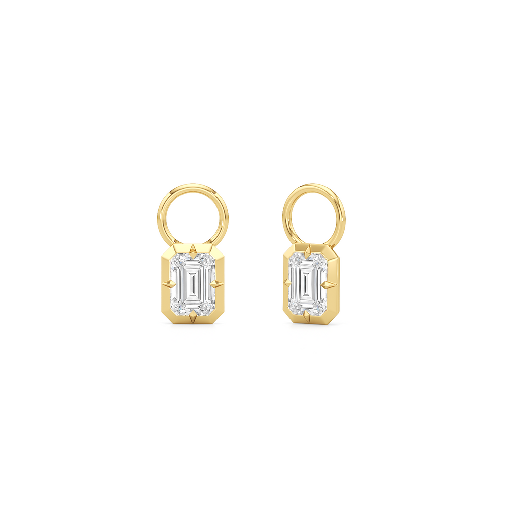 Frame with 14KT Yellow Gold Cut Diamond in 14KT Yellow Gold view 6
