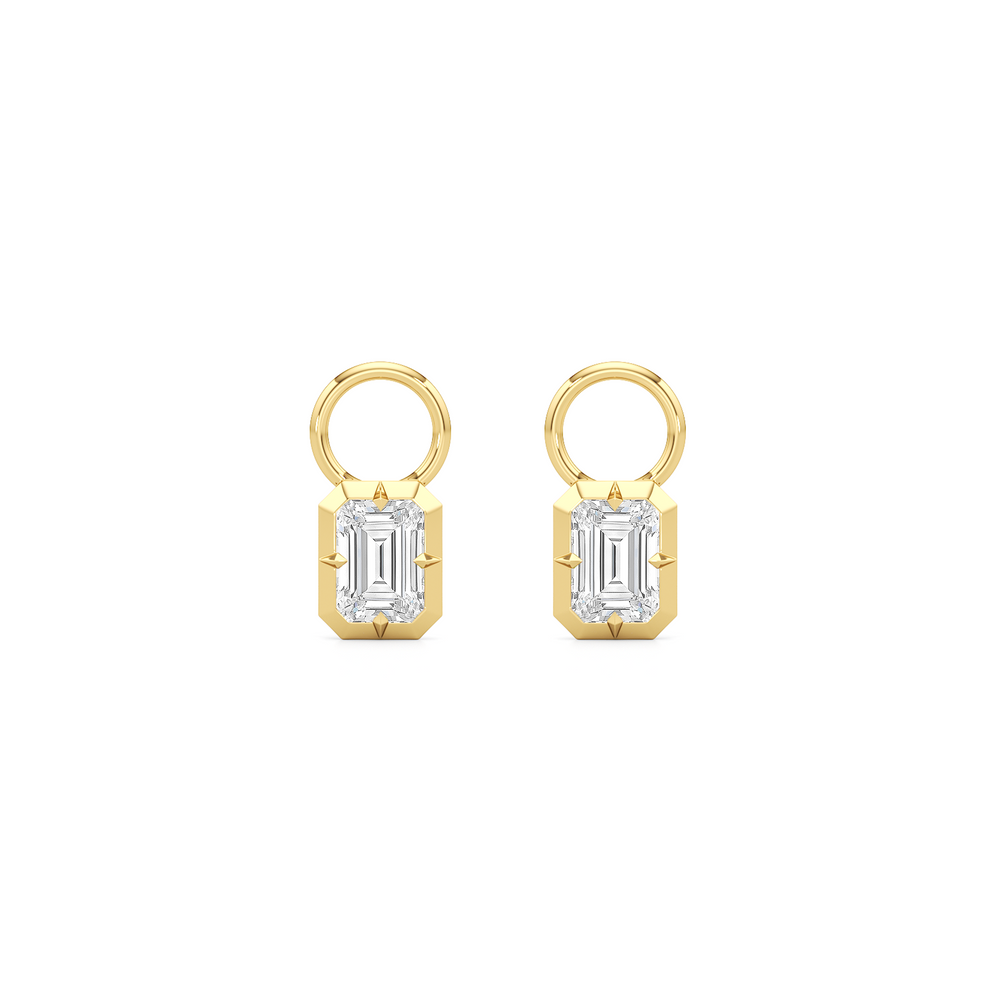 Frame with 14KT Yellow Gold Cut Diamond in 14KT Yellow Gold view 5
