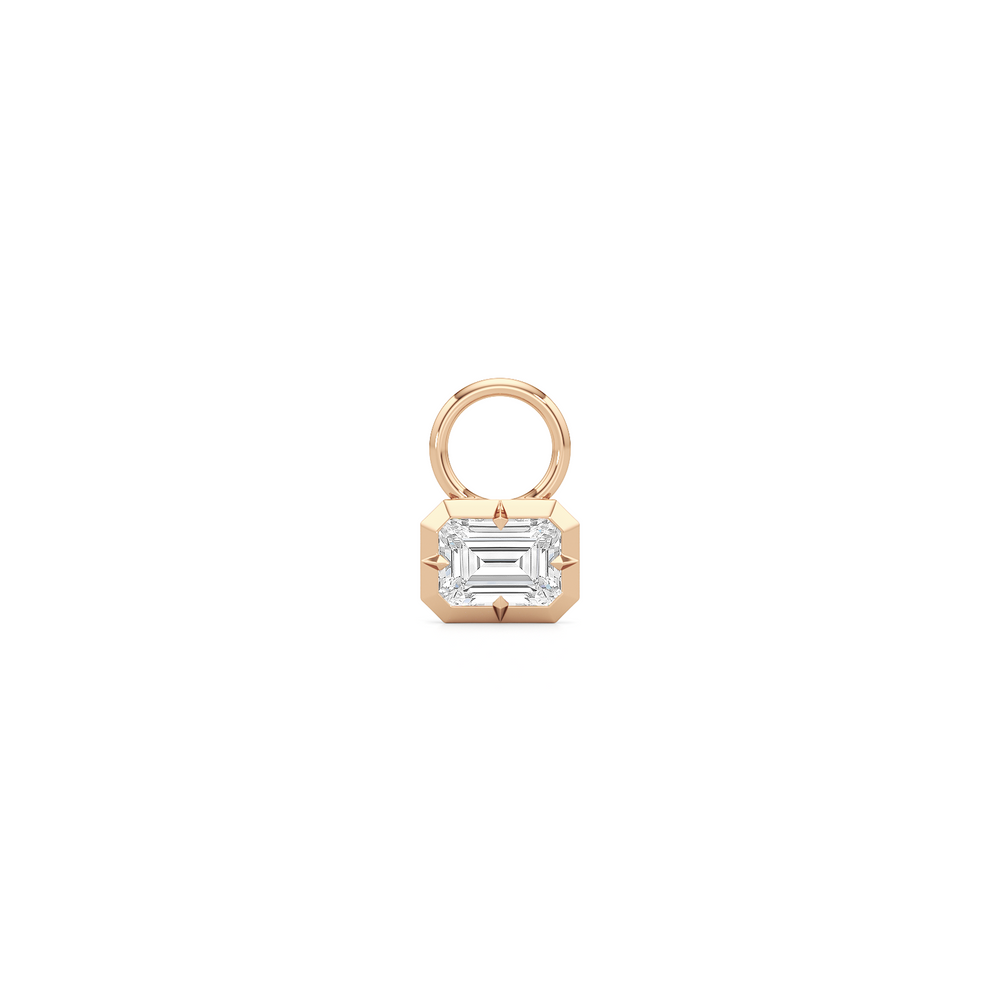 1590845-Charms with 14KT Rose Gold / Lab / 0 Cut Diamond in 14KT Rose Gold / Lab / 0 view 1
