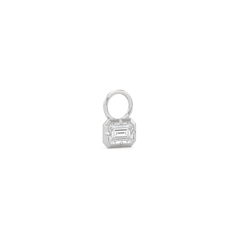 1590845-Charms with 14KT White Gold / Lab / 0 Cut Diamond in 14KT White Gold / Lab / 0 view 2
