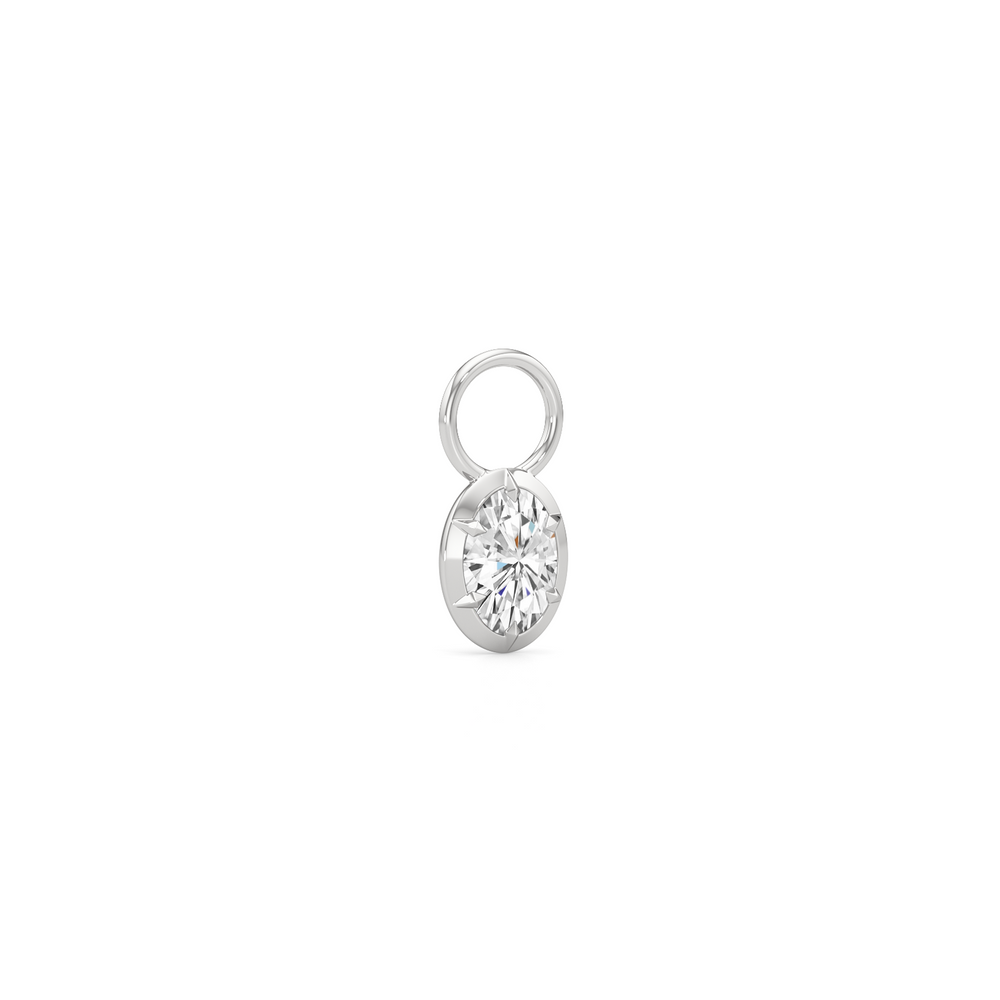Astra with 14KT White Gold / Lab / 0 Cut Diamond in 14KT White Gold / Lab / 0 view 2
