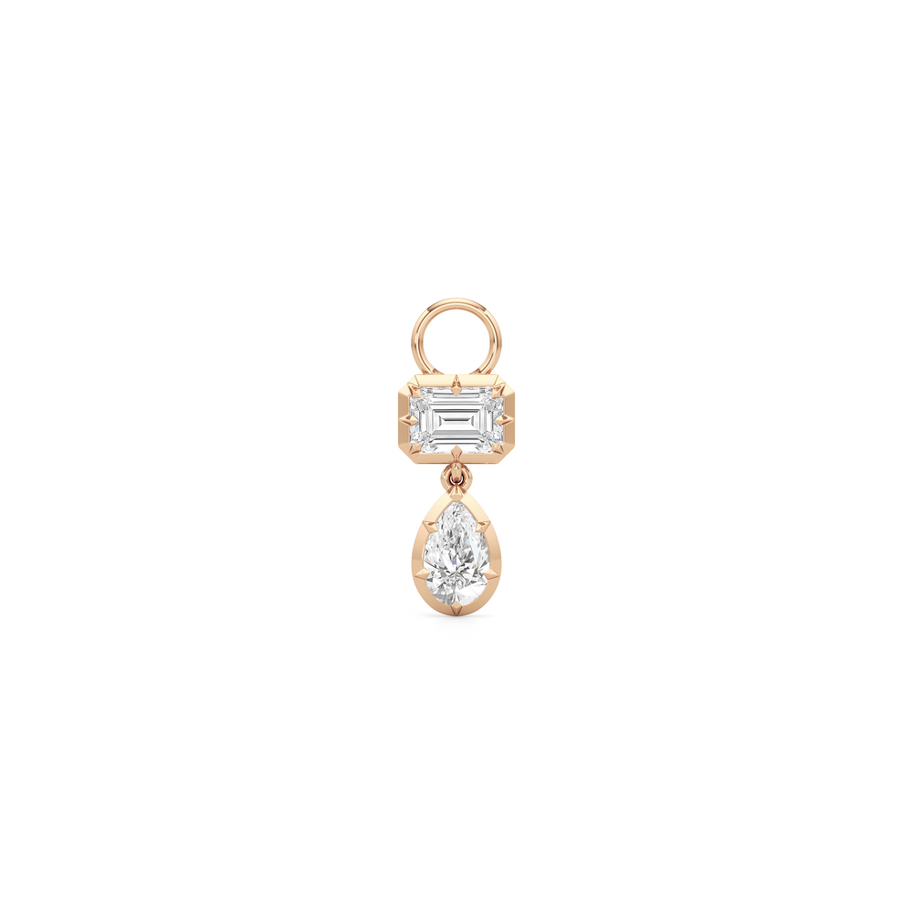 Mosaic with 14KT Rose Gold / Lab / 0 Cut Diamond in 14KT Rose Gold / Lab / 0 view 1

