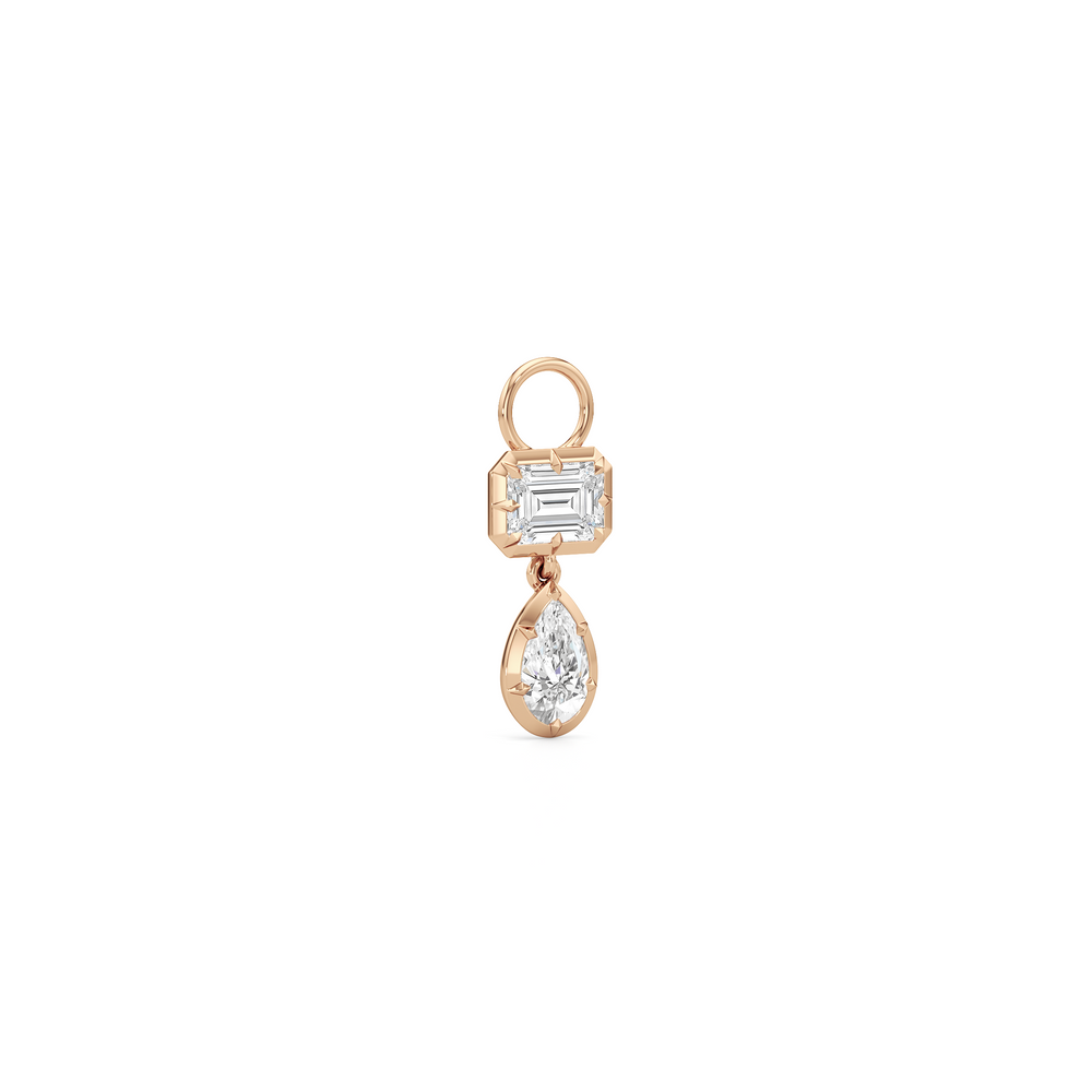 Mosaic with 14KT Rose Gold / Lab / 0 Cut Diamond in 14KT Rose Gold / Lab / 0 view 2
