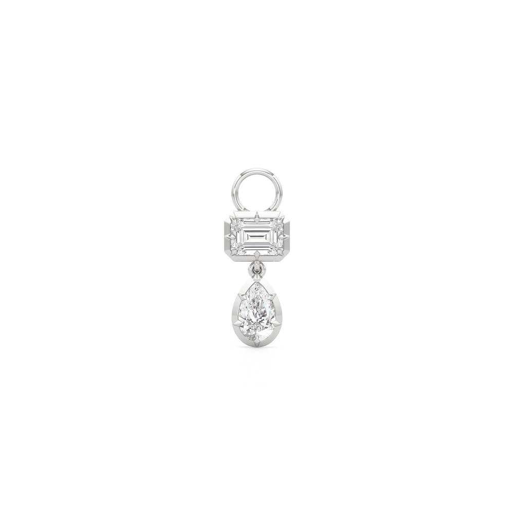 Mosaic with 14KT White Gold / Lab / 0 Cut Diamond in 14KT White Gold / Lab / 0 view 1
