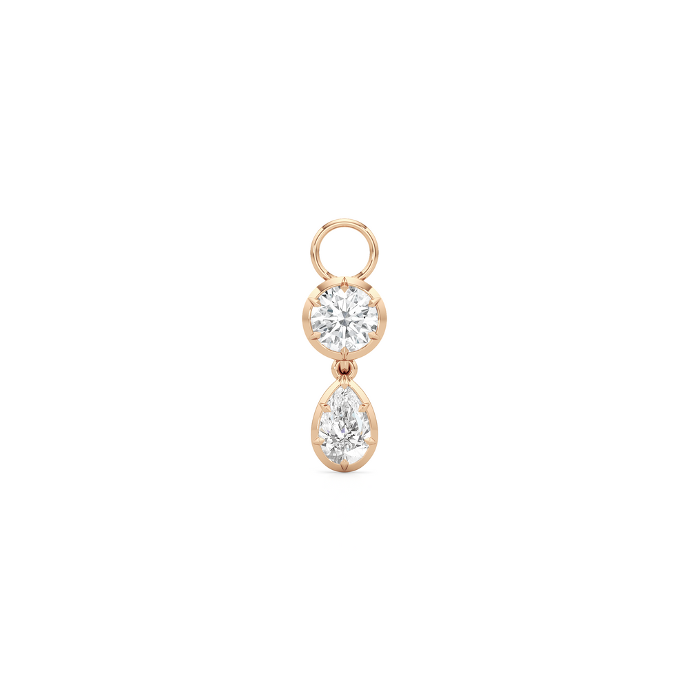 1590854-Charms with 14KT Rose Gold / Lab / 0 Cut Diamond in 14KT Rose Gold / Lab / 0 view 1
