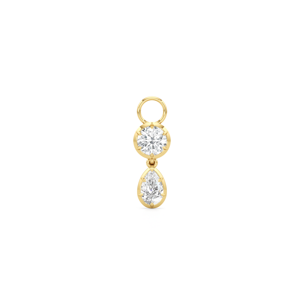 1590854-Charms with 14KT Yellow Gold / Lab / 0 Cut Diamond in 14KT Yellow Gold / Lab / 0 view 1
