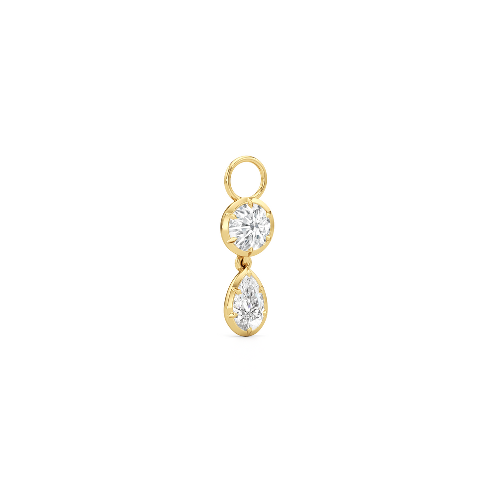 1590854-Charms with 14KT Yellow Gold / Lab / 0 Cut Diamond in 14KT Yellow Gold / Lab / 0 view 2
