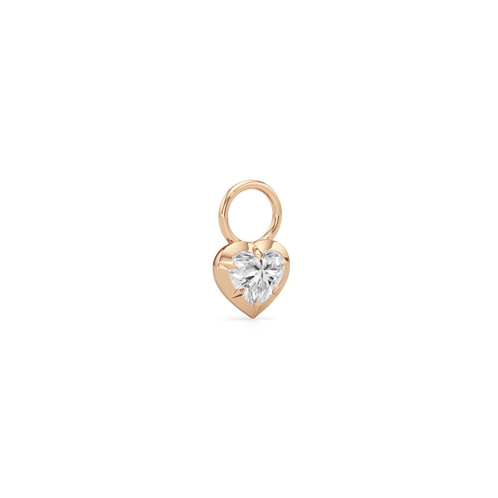 1590855-Charms with 14KT Rose Gold / Lab / 0 Cut Diamond in 14KT Rose Gold / Lab / 0 view 2
