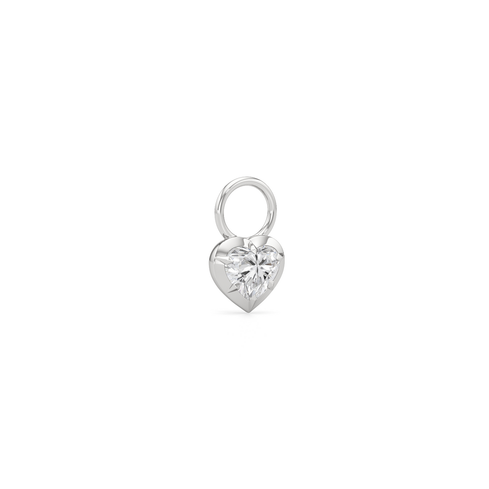 1590855-Charms with 14KT White Gold / Lab / 0 Cut Diamond in 14KT White Gold / Lab / 0 view 2
