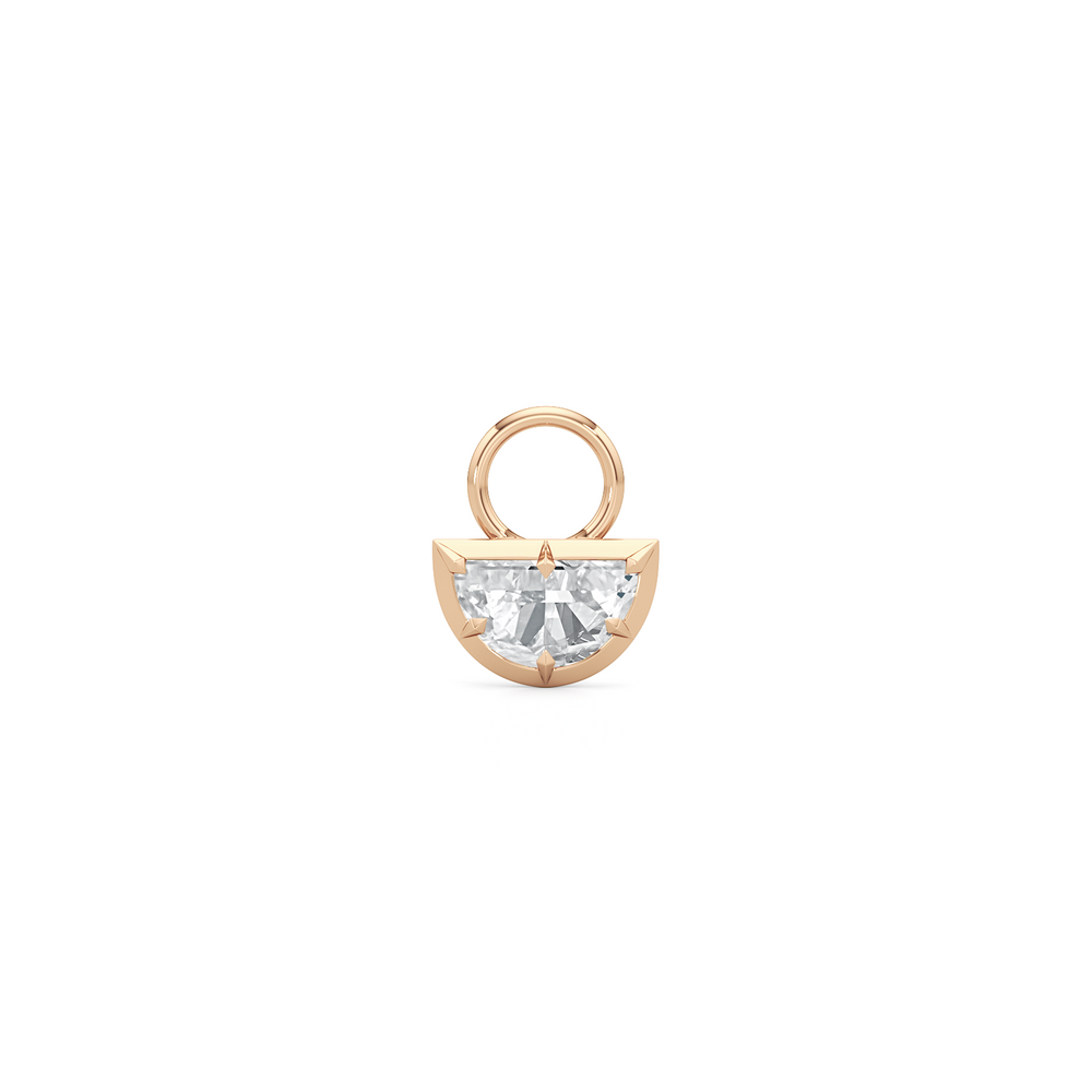 1590857-Charms with 14KT Rose Gold / Lab / 0 Cut Diamond in 14KT Rose Gold / Lab / 0 view 1
