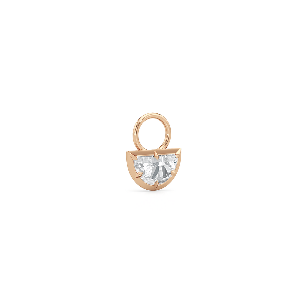 1590857-Charms with 14KT Rose Gold / Lab / 0 Cut Diamond in 14KT Rose Gold / Lab / 0 view 2
