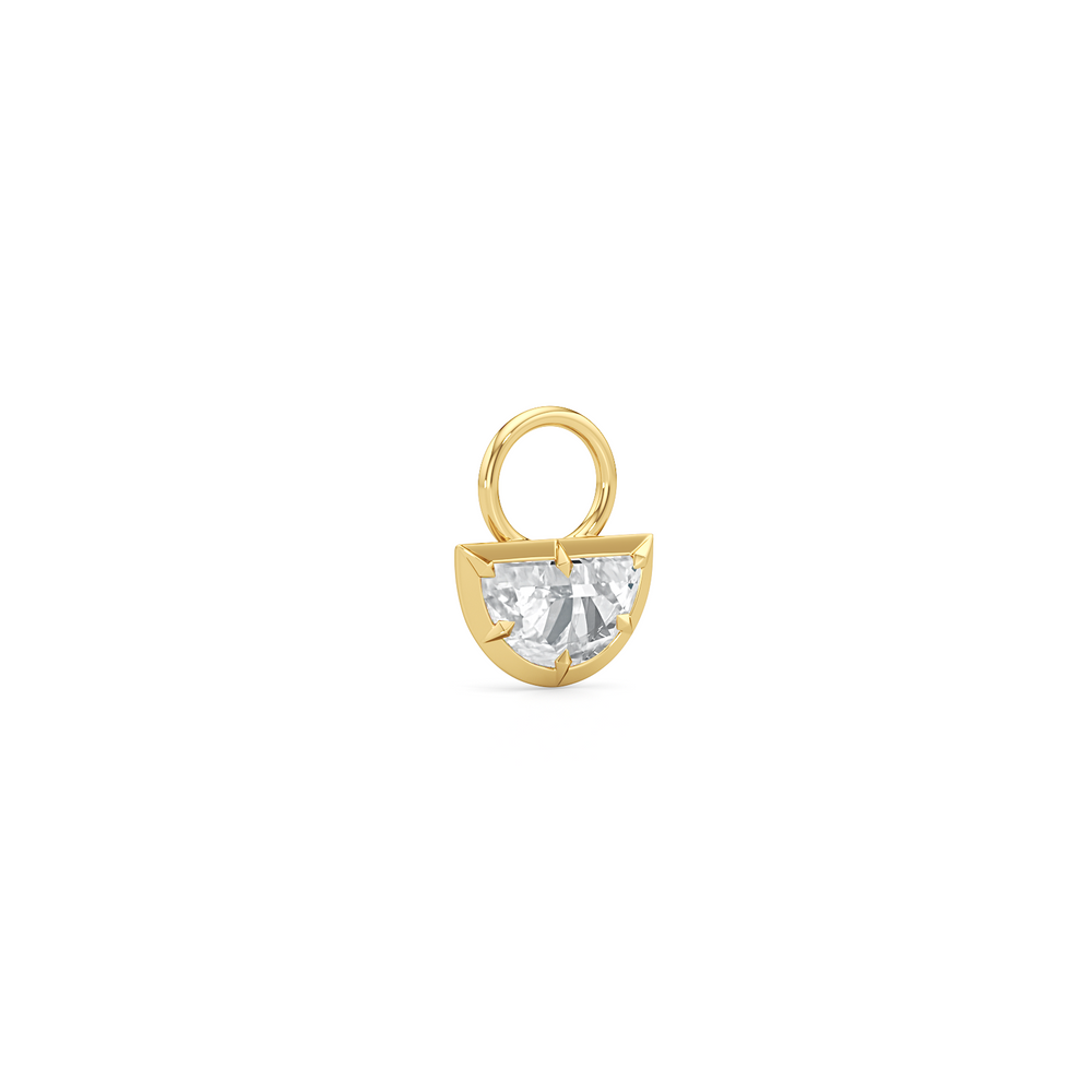 1590857-Charms with 14KT Yellow Gold / Lab / 0 Cut Diamond in 14KT Yellow Gold / Lab / 0 view 2
