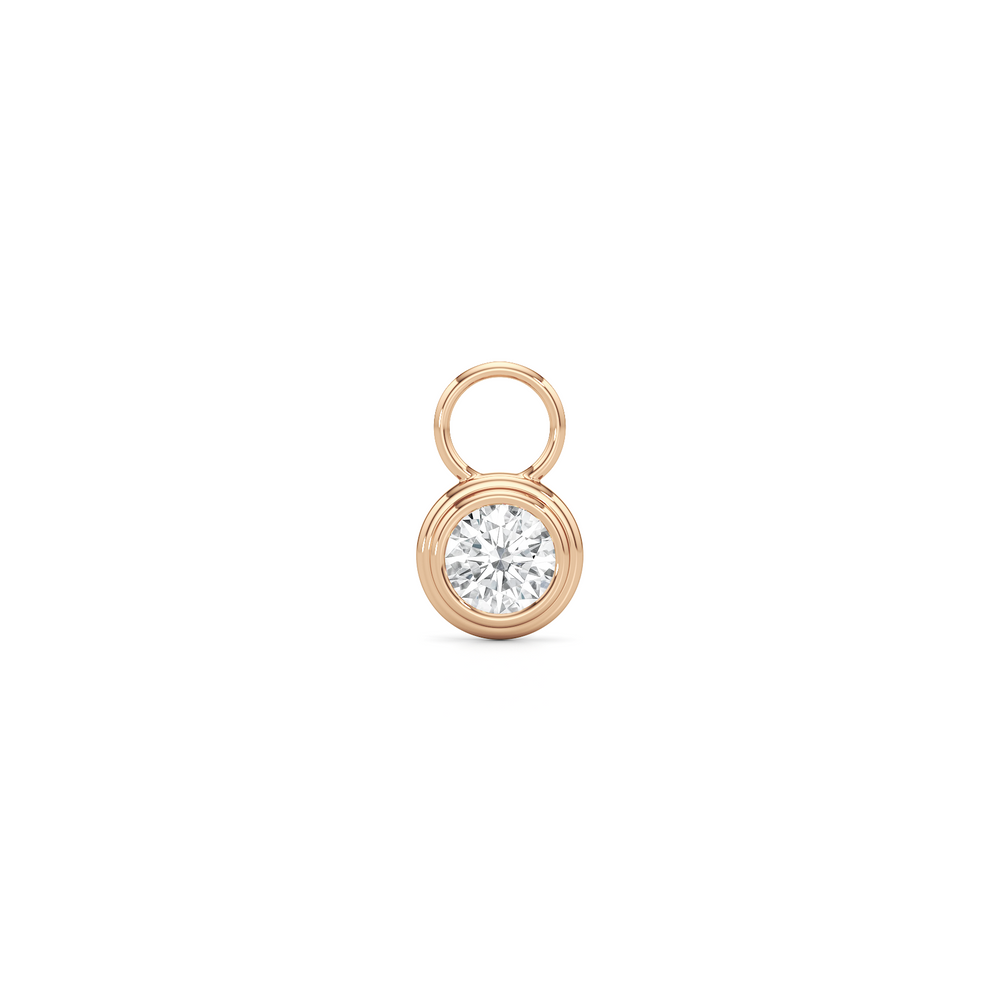 1590860-Charms with 14KT Rose Gold / Lab / 0 Cut Diamond in 14KT Rose Gold / Lab / 0 view 1
