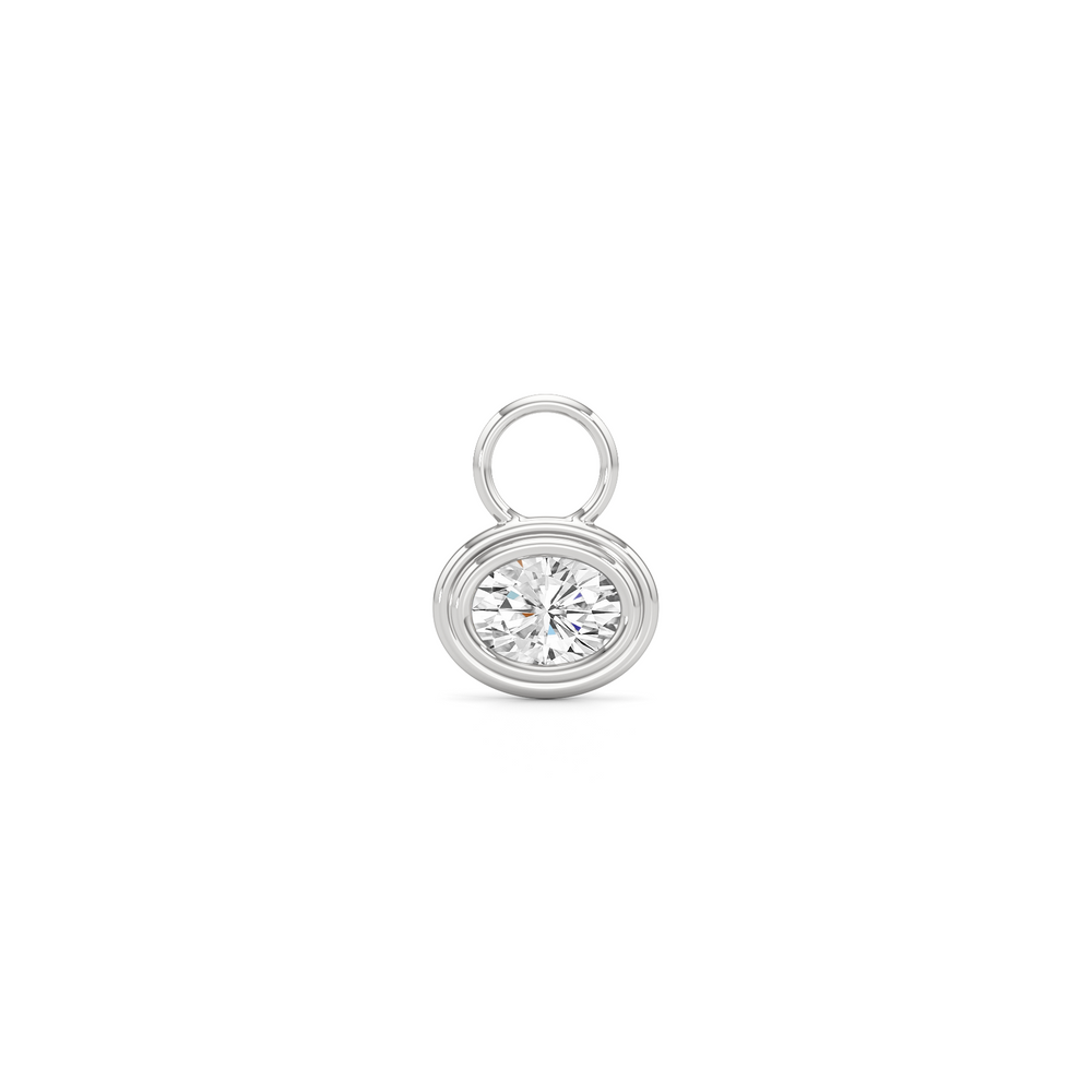 1590861-Charms with 14KT White Gold / Lab / 0 Cut Diamond in 14KT White Gold / Lab / 0 view 1

