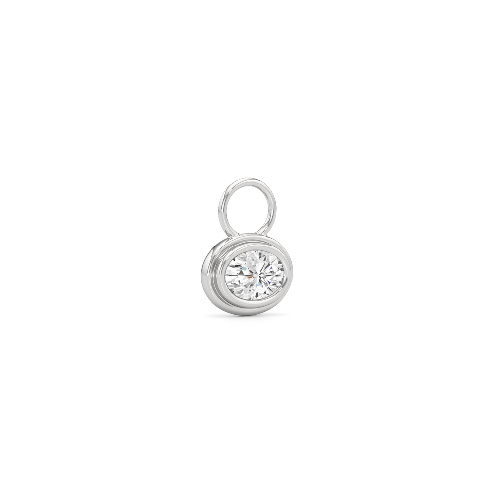 1590861-Charms with 14KT White Gold / Lab / 0 Cut Diamond in 14KT White Gold / Lab / 0 view 2
