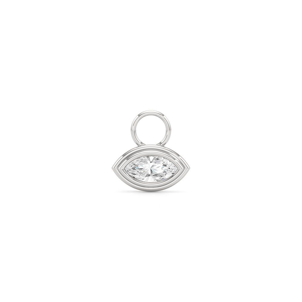 1590862-Charms with 14KT White Gold / Lab / 0 Cut Diamond in 14KT White Gold / Lab / 0 view 1
