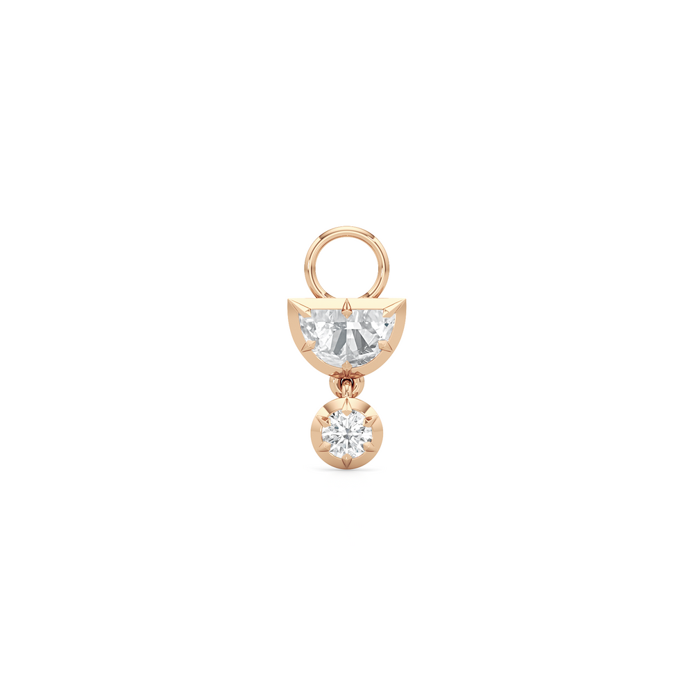 1590863-Charms with 14KT Rose Gold / Lab / 0 Cut Diamond in 14KT Rose Gold / Lab / 0 view 1
