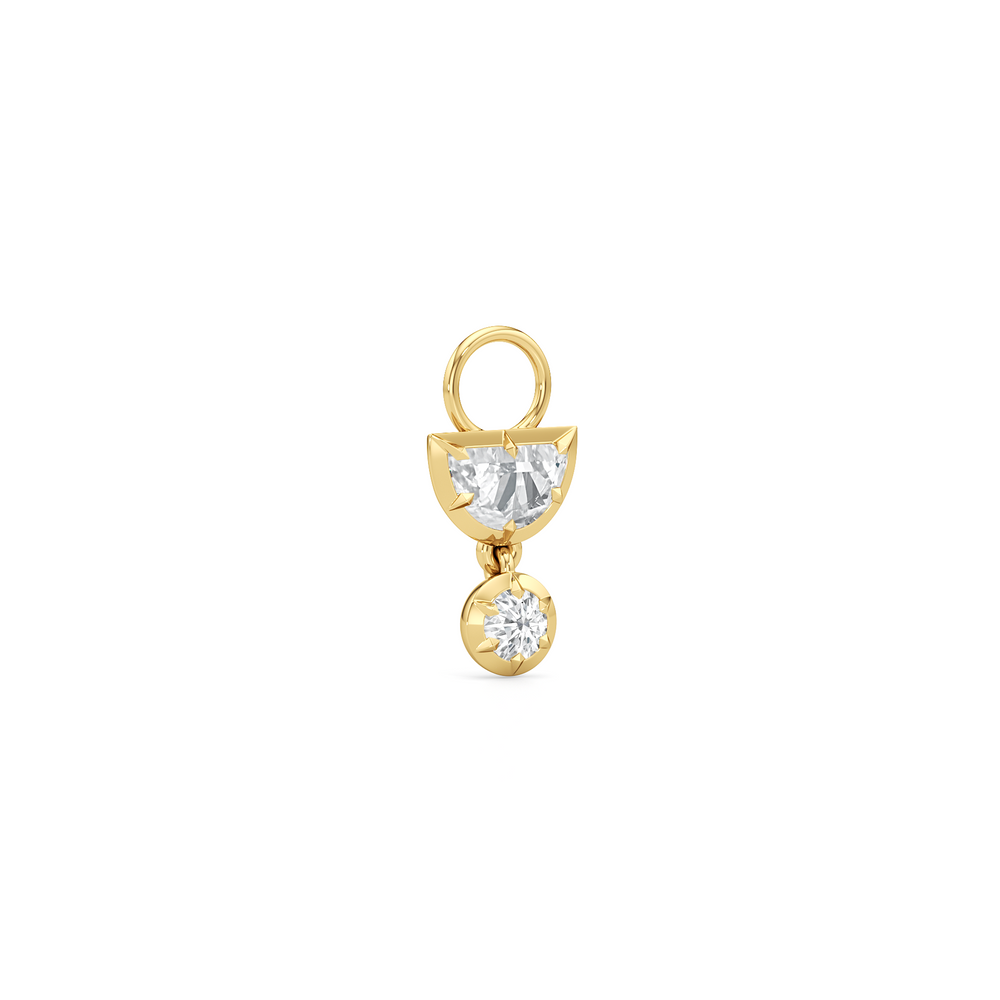 1590863-Charms with 14KT Yellow Gold / Lab / 0 Cut Diamond in 14KT Yellow Gold / Lab / 0 view 2
