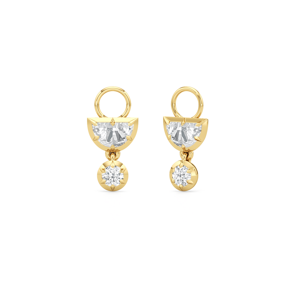Lune Yellow Gold Pair