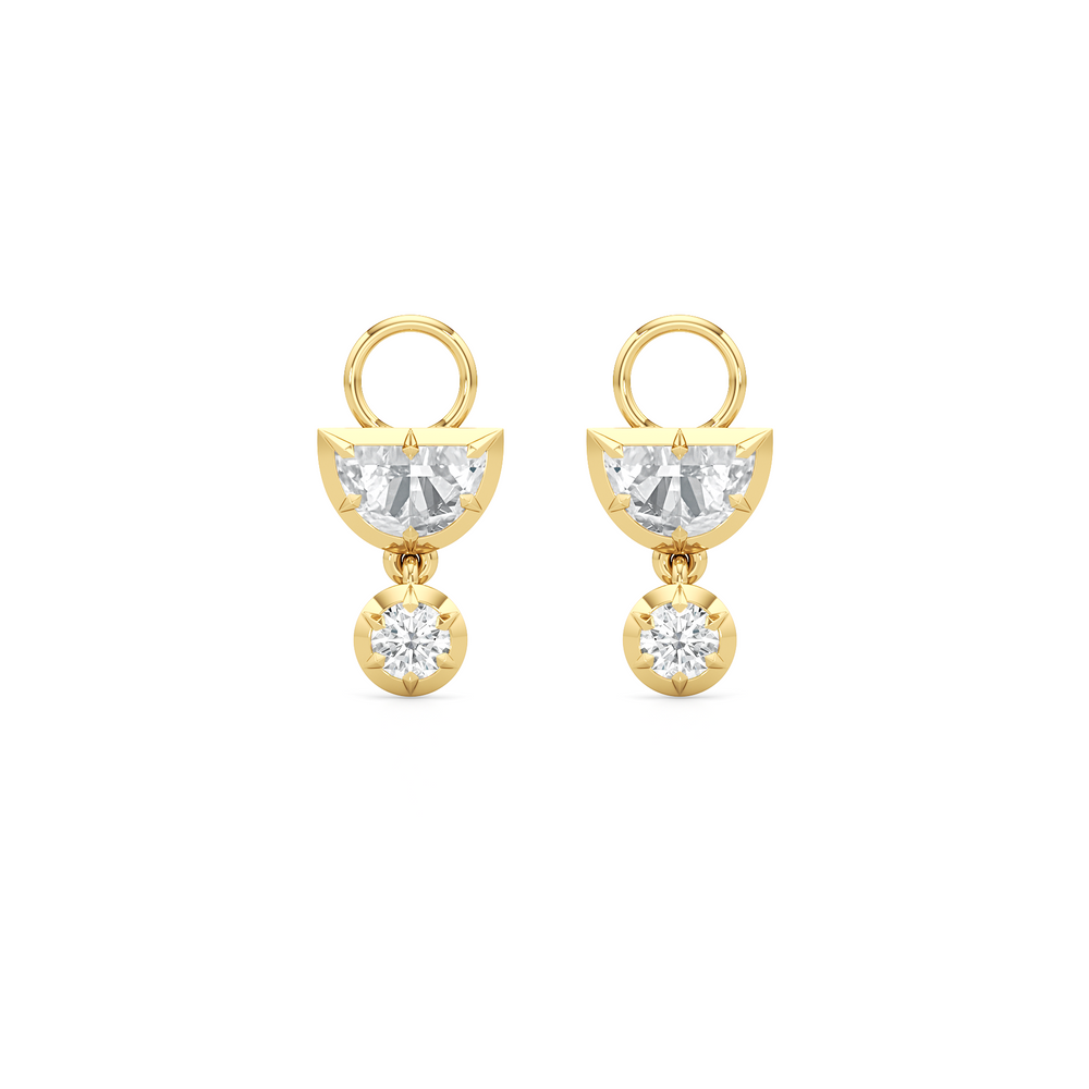 Lune Yellow Gold Pair